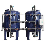 EPOXY PAINTED SURFACE PIPE SAND FILTER SYSTEMS WITH ST-37 TANK 